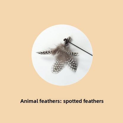 Feather Teaser Wand for Cats