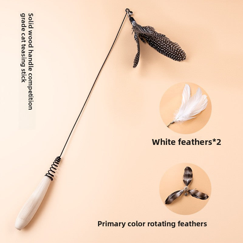 Feather Teaser Wand for Cats