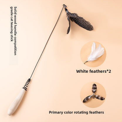 Feather Teaser Wand for Cats