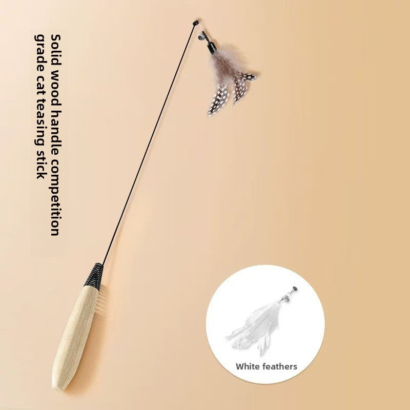 Feather Teaser Wand for Cats