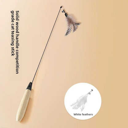 Feather Teaser Wand for Cats