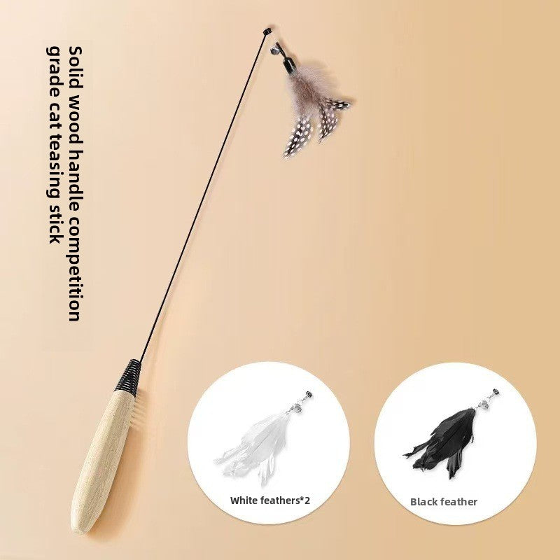Feather Teaser Wand for Cats