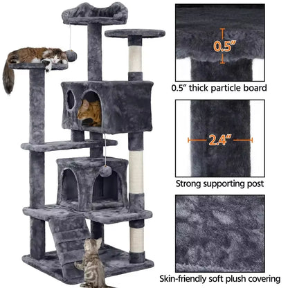 Large Cats House Tree
