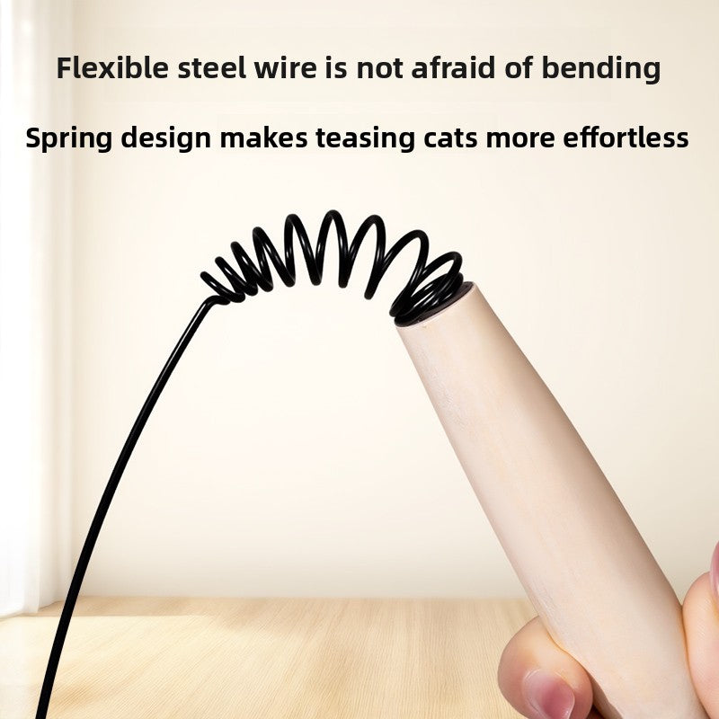 Feather Teaser Wand for Cats