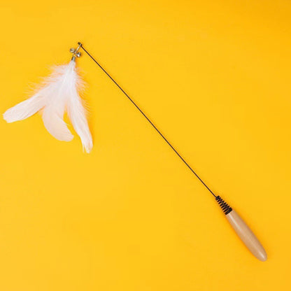 Feather Teaser Wand for Cats