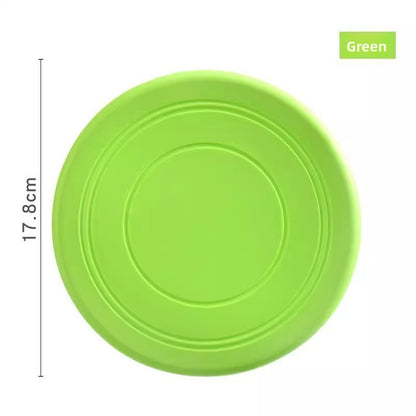 Pet toy bite-resistant training saucer