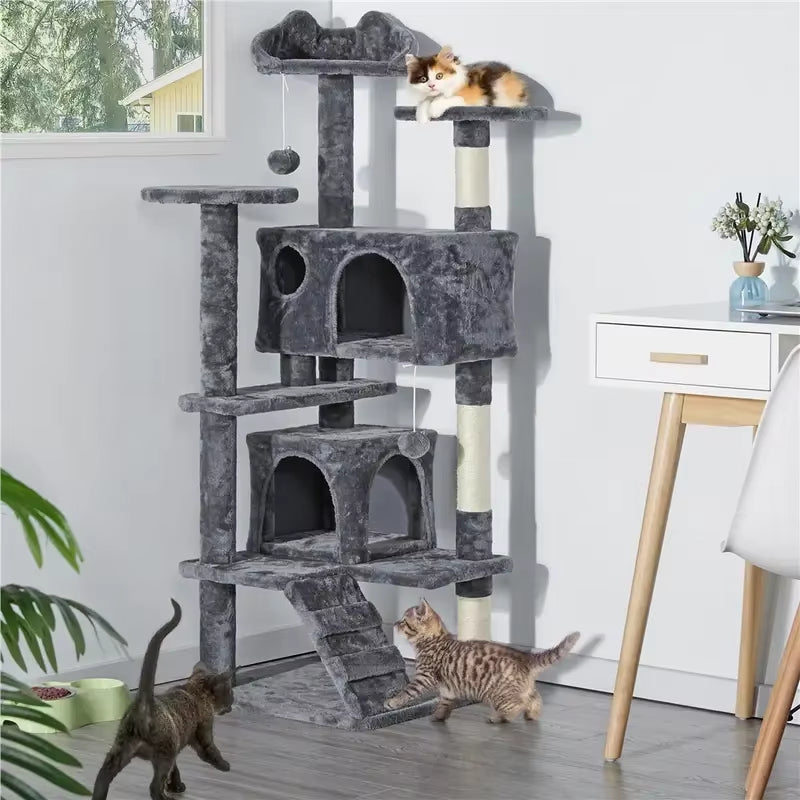 Large Cats House Tree