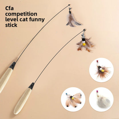 Feather Teaser Wand for Cats