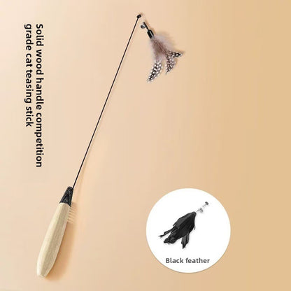 Feather Teaser Wand for Cats