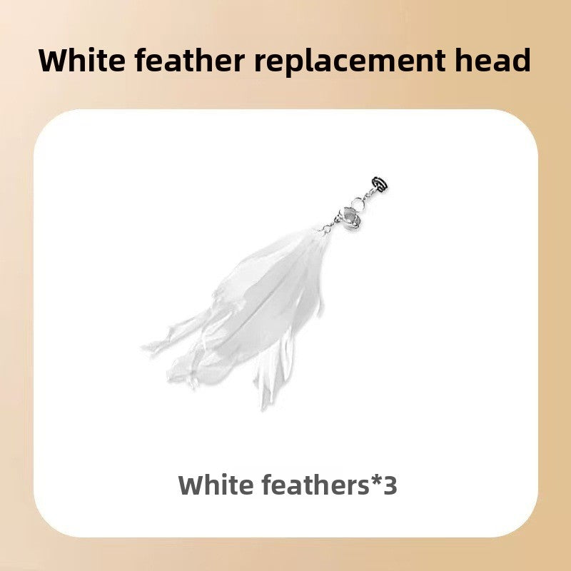 Feather Teaser Wand for Cats