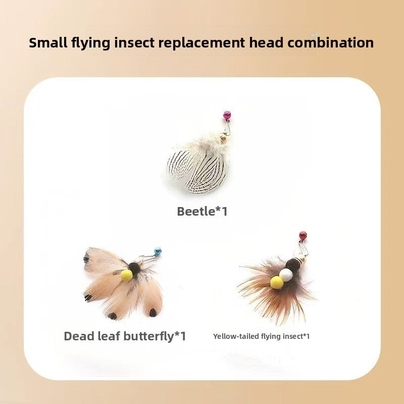 Feather Teaser Wand for Cats