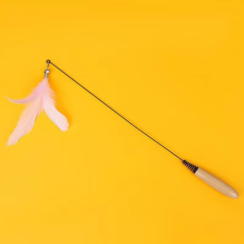 Feather Teaser Wand for Cats