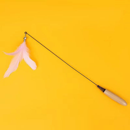 Feather Teaser Wand for Cats