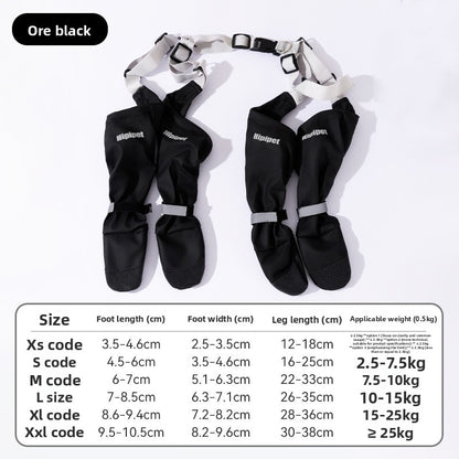 Waterproof Dog Shoes with Anti-Slip Design