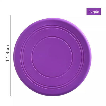 Pet toy bite-resistant training saucer