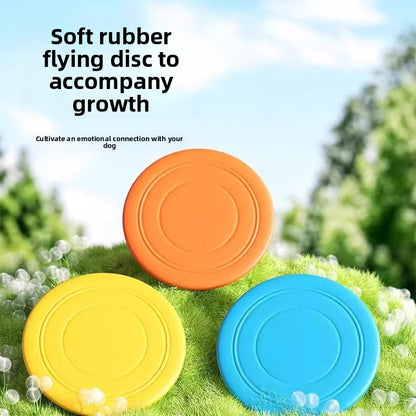 Pet toy bite-resistant training saucer