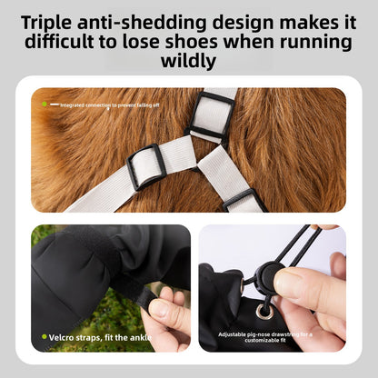 Waterproof Dog Shoes with Anti-Slip Design