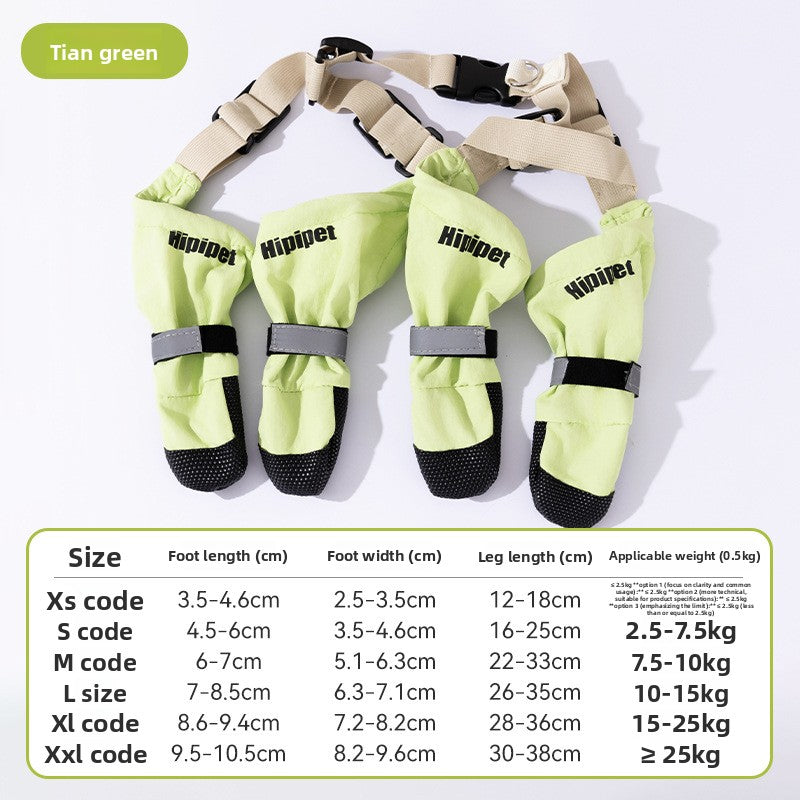 Waterproof Dog Shoes with Anti-Slip Design