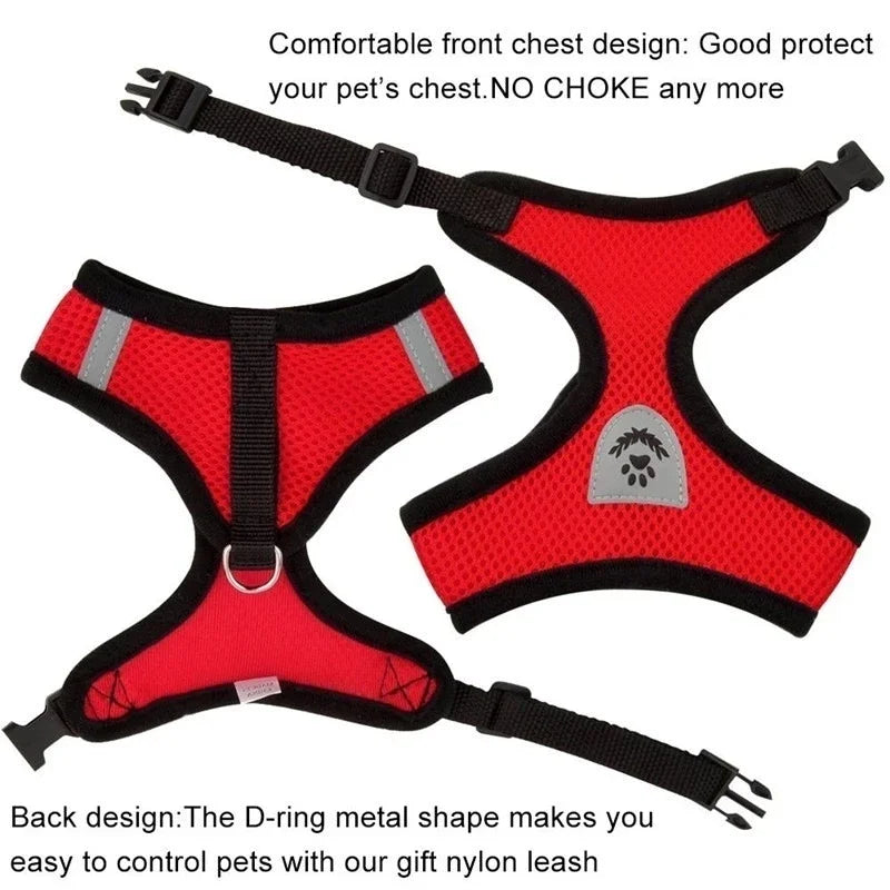  Puppy Harness Adjustable Vest