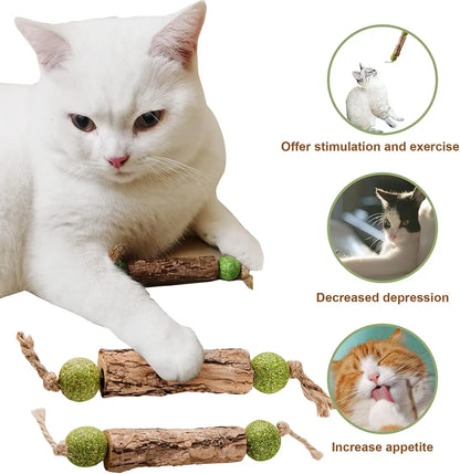 1Pc Cat Cleaning Teeth Pure Natural Catnip
