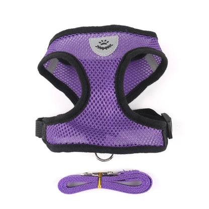  Puppy Harness Adjustable Vest