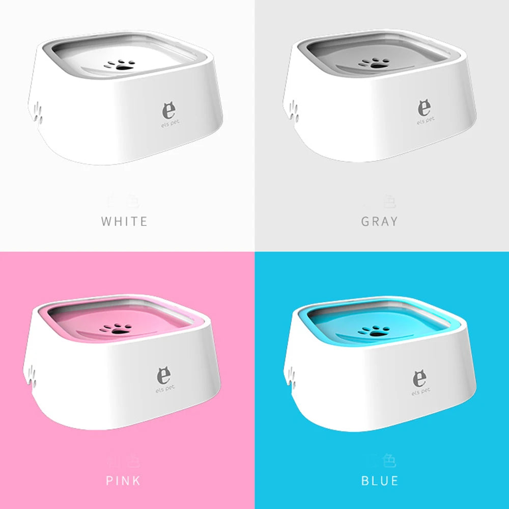  Dog Drinking Water Floating Bowl Non-Wetting 