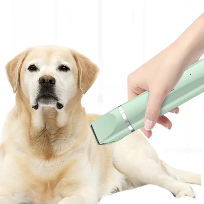 Dog Clipper Cat Hair Clippers Pet Grooming Haircut Nail Trimmer Set 4 in 1 Cordless Rechargeable Professional Pet Grooming Tool