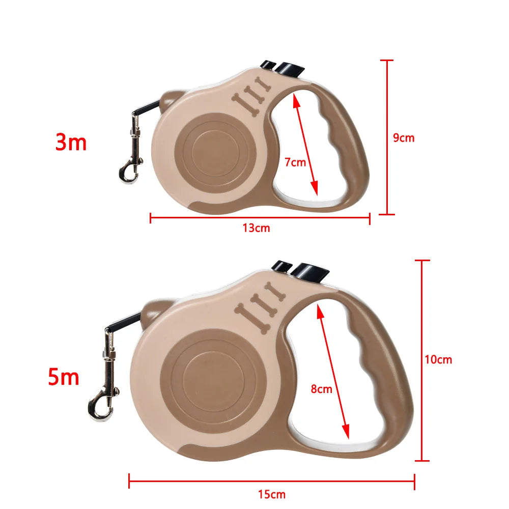3 Meters 5 Meter Retractable Pet Dog Leash 