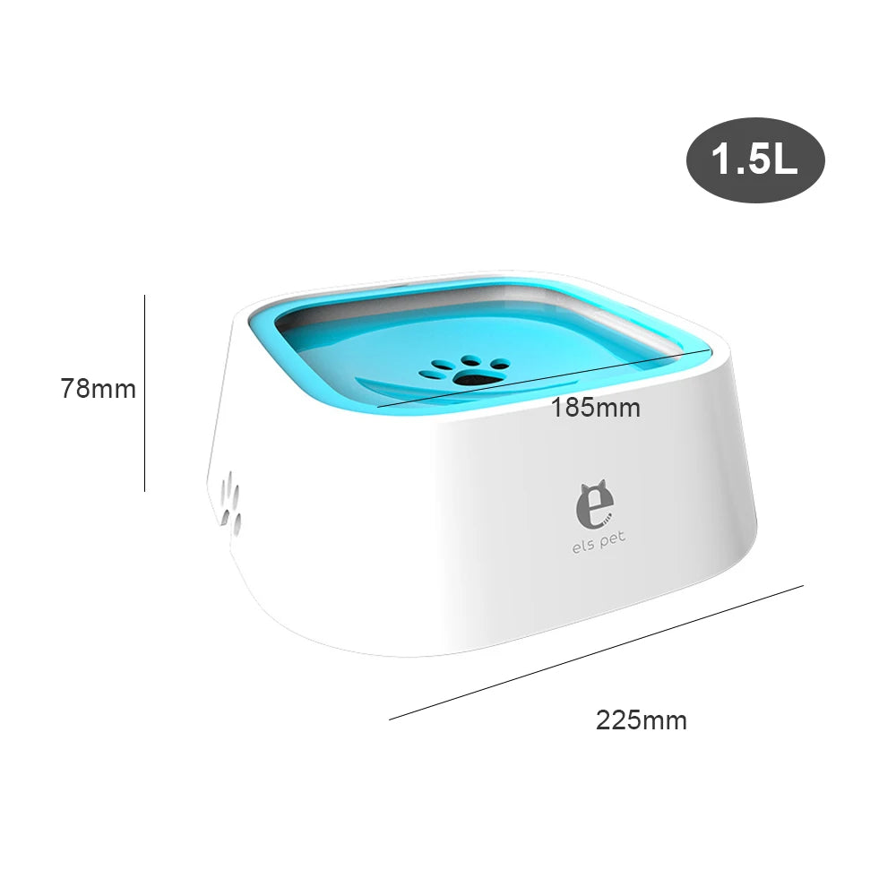  Dog Drinking Water Floating Bowl Non-Wetting 