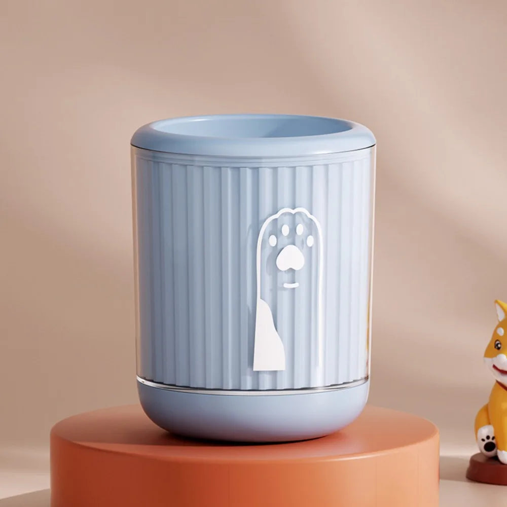 Automatic Pet Foot-Washing Cup Detachable Soft Dog Foot Cleaning Cup Quick Wash Portable Paw Cleaner Device Pet Beauty