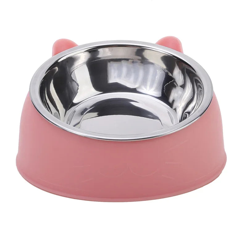  Inclined Kitten Puppy Food Feeding Bowls