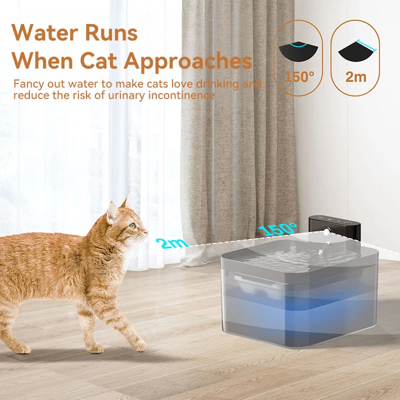  Sensor Smart Pet Drinker Fountain