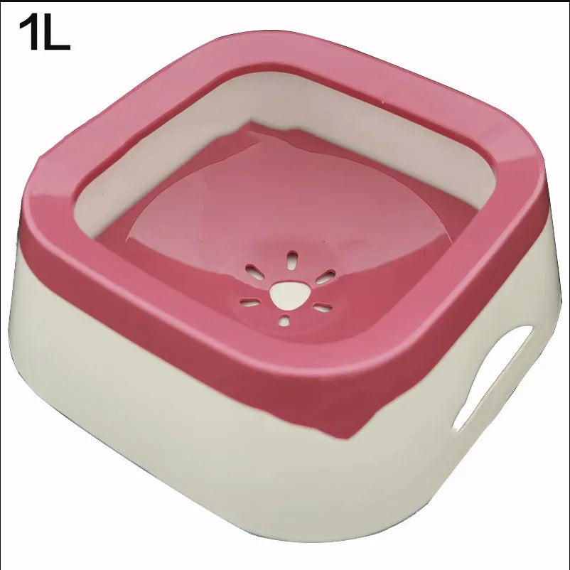  Dog Drinking Water Floating Bowl Non-Wetting 