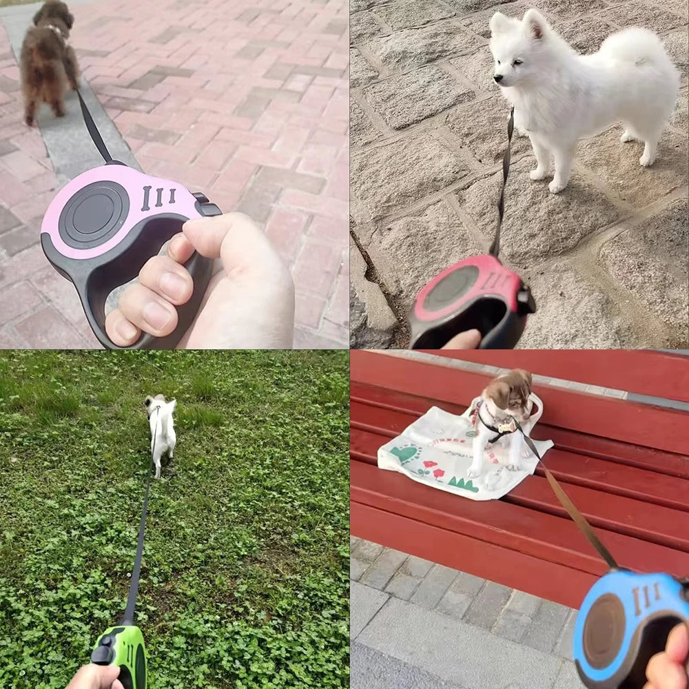 3 Meters 5 Meter Retractable Pet Dog Leash 