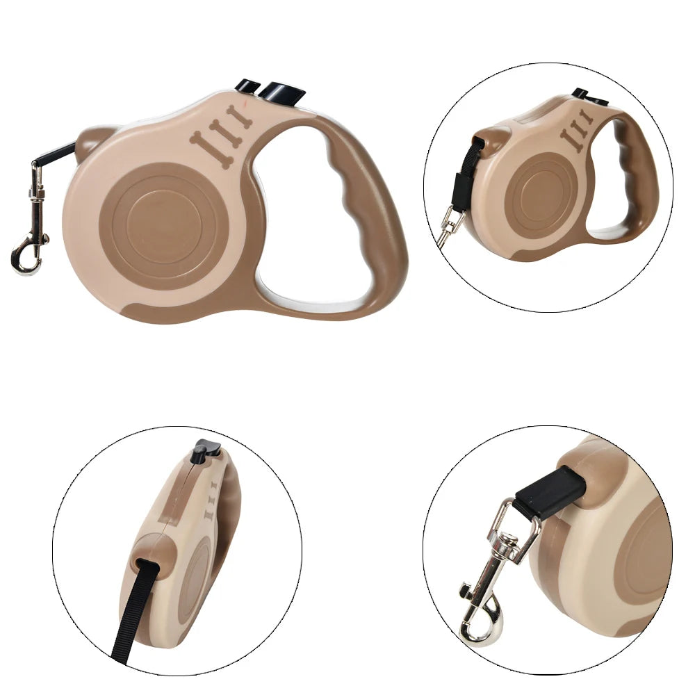 3 Meters 5 Meter Retractable Pet Dog Leash 