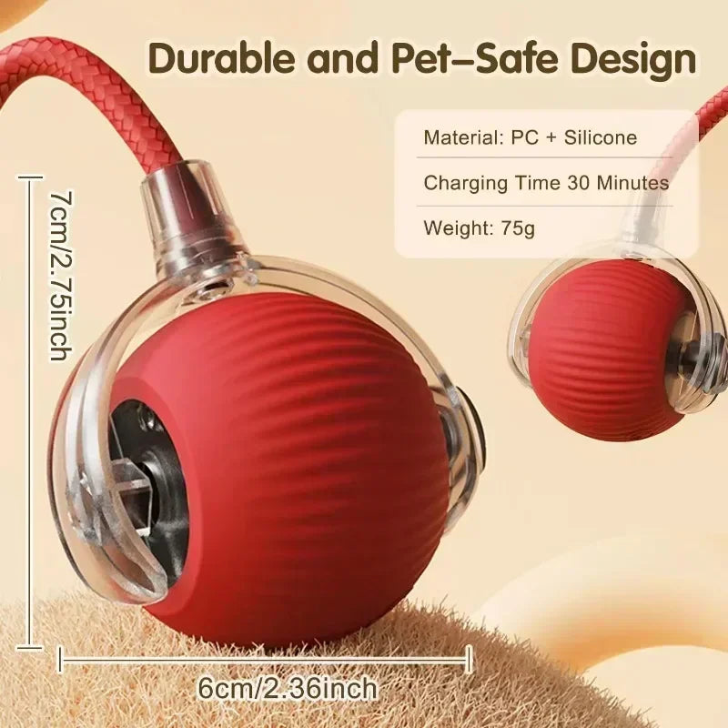  Automatic cat Rolling Ball with Tail