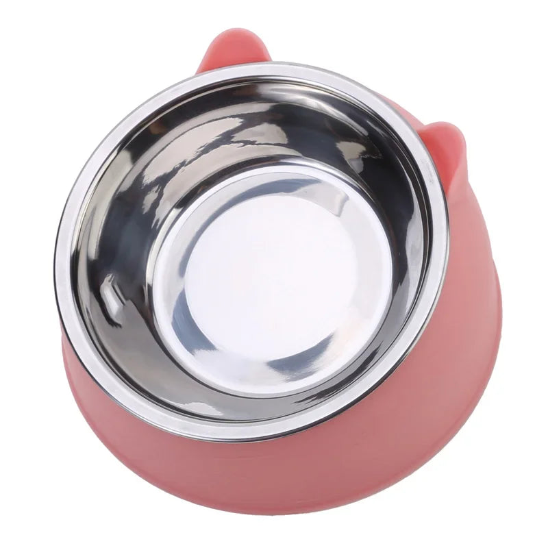  Inclined Kitten Puppy Food Feeding Bowls