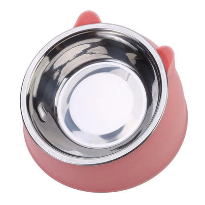  Inclined Kitten Puppy Food Feeding Bowls