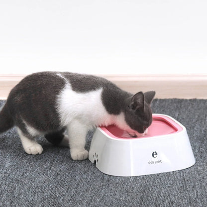  Dog Drinking Water Floating Bowl Non-Wetting 