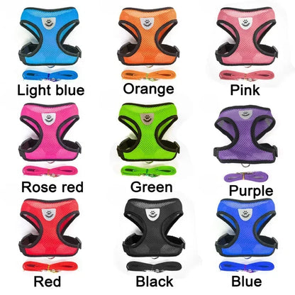  Puppy Harness Adjustable Vest