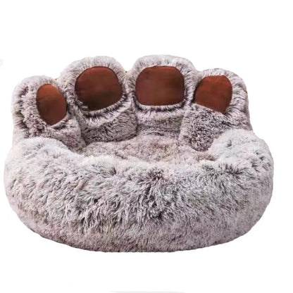 Fluffy Dog and Cats Bed Winter  Basket