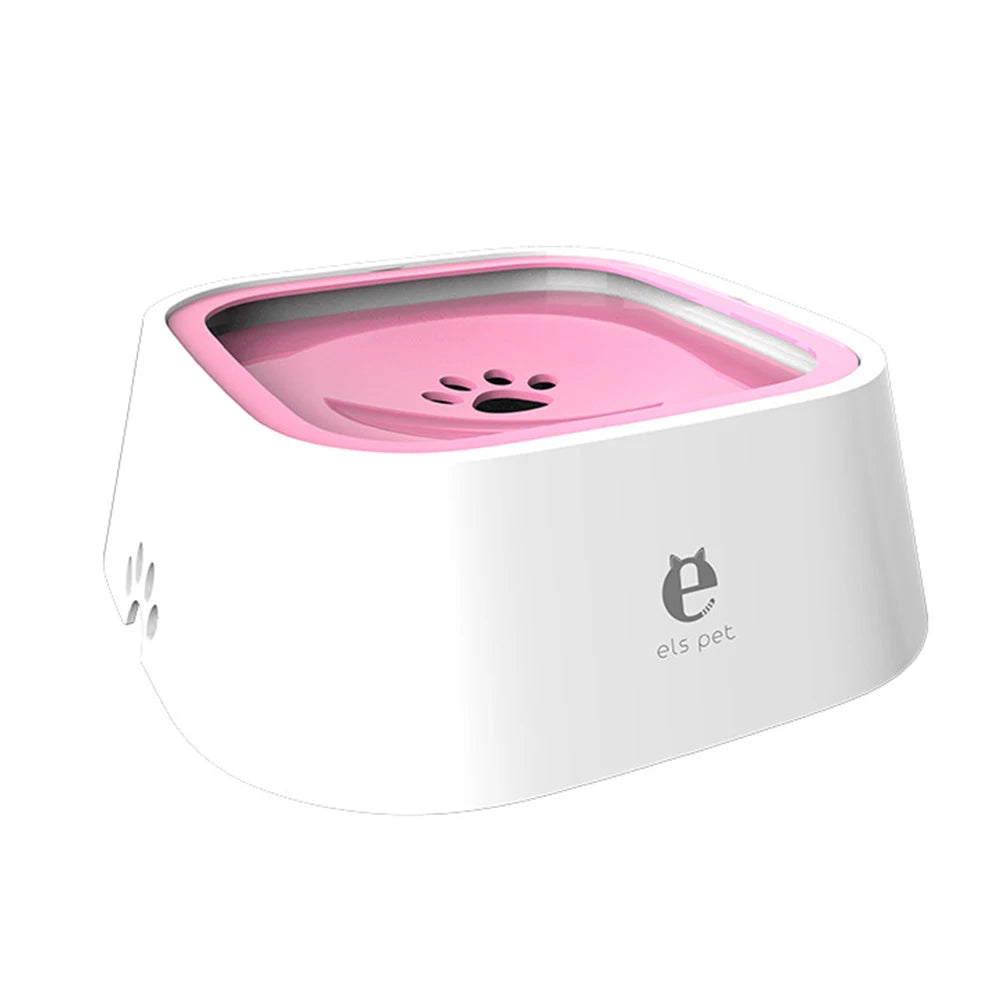  Dog Drinking Water Floating Bowl Non-Wetting 