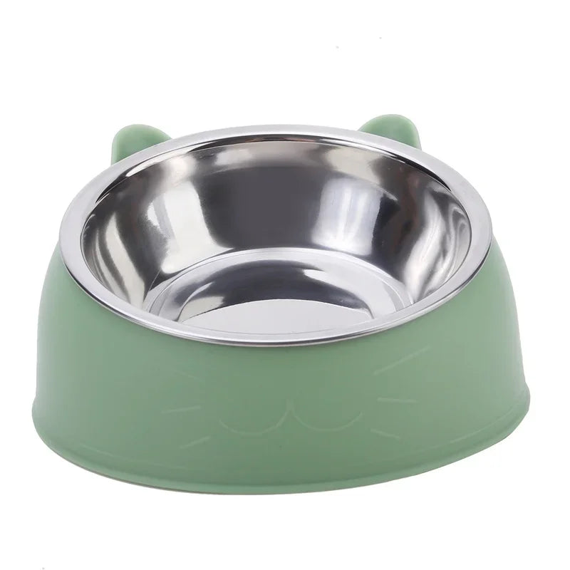  Inclined Kitten Puppy Food Feeding Bowls