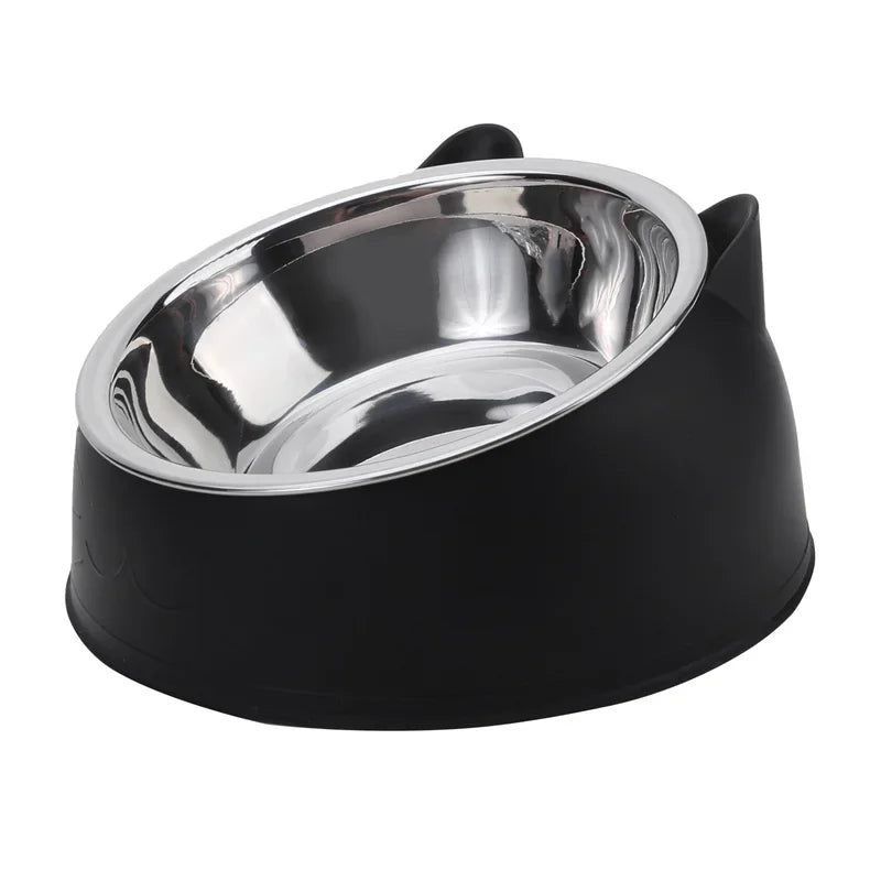  Inclined Kitten Puppy Food Feeding Bowls