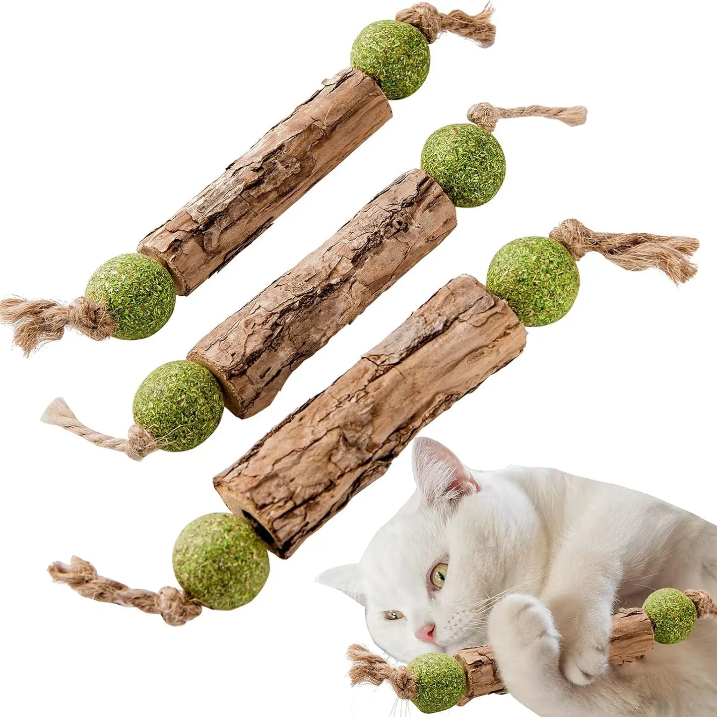 1Pc Cat Cleaning Teeth Pure Natural Catnip