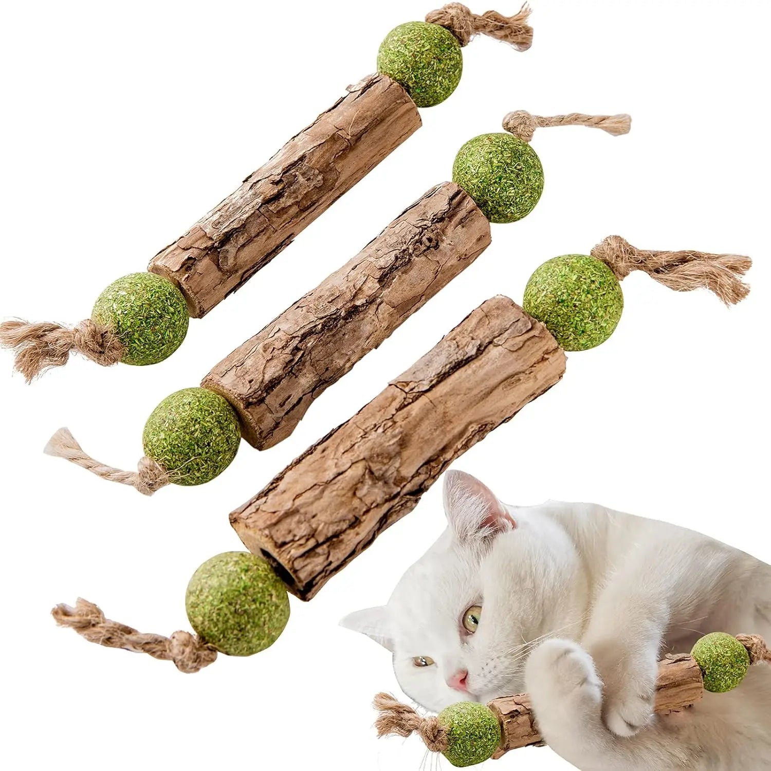 1Pc Cat Cleaning Teeth Pure Natural Catnip