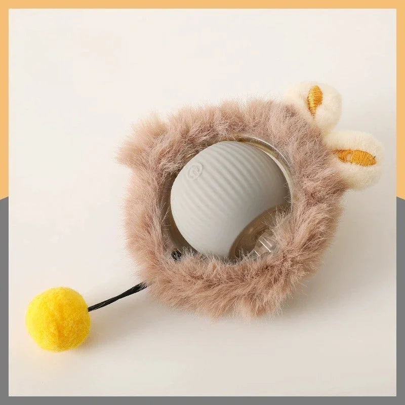  Automatic cat Rolling Ball with Tail