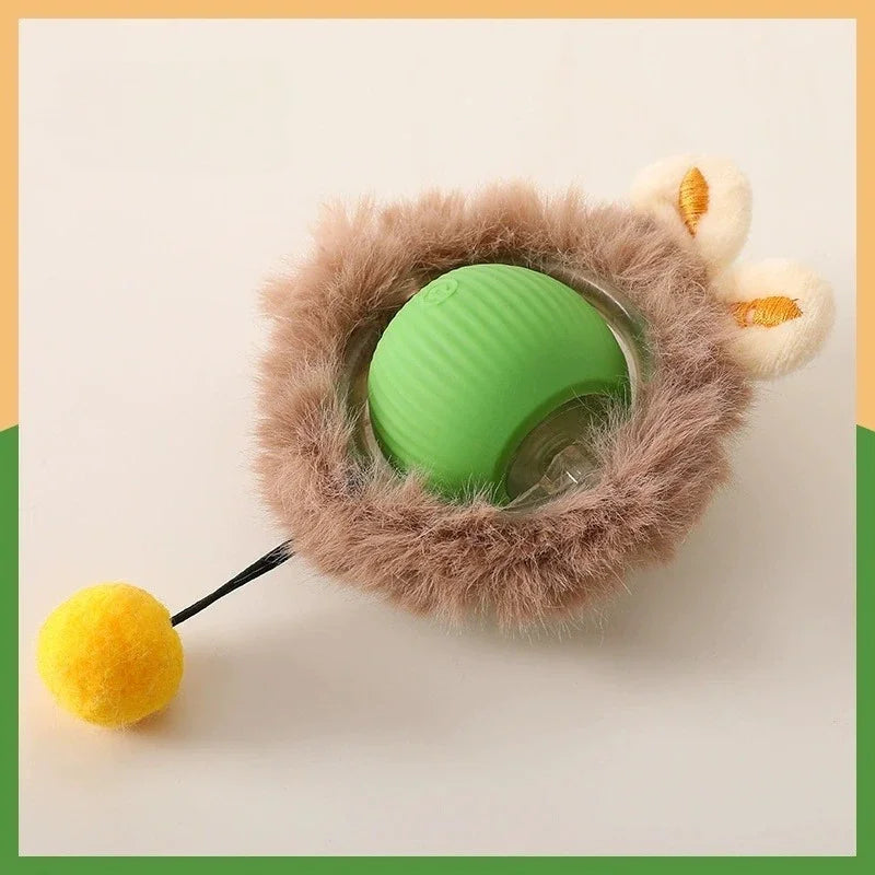  Automatic cat Rolling Ball with Tail