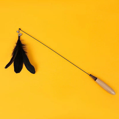 Feather Teaser Wand for Cats