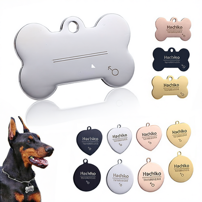 Personalized Stainless Steel Pet ID Tag
